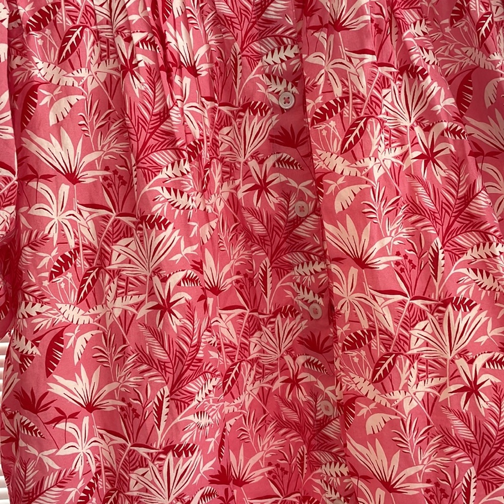 Boden Antonia Cotton Shirt Dress Azalea - Picture 3 of 7